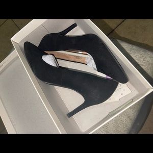 Pointy Suede High Heels